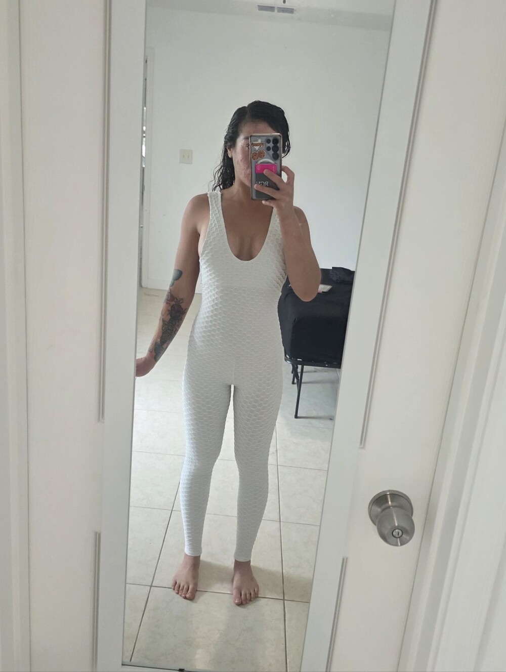 White Jumpsuit